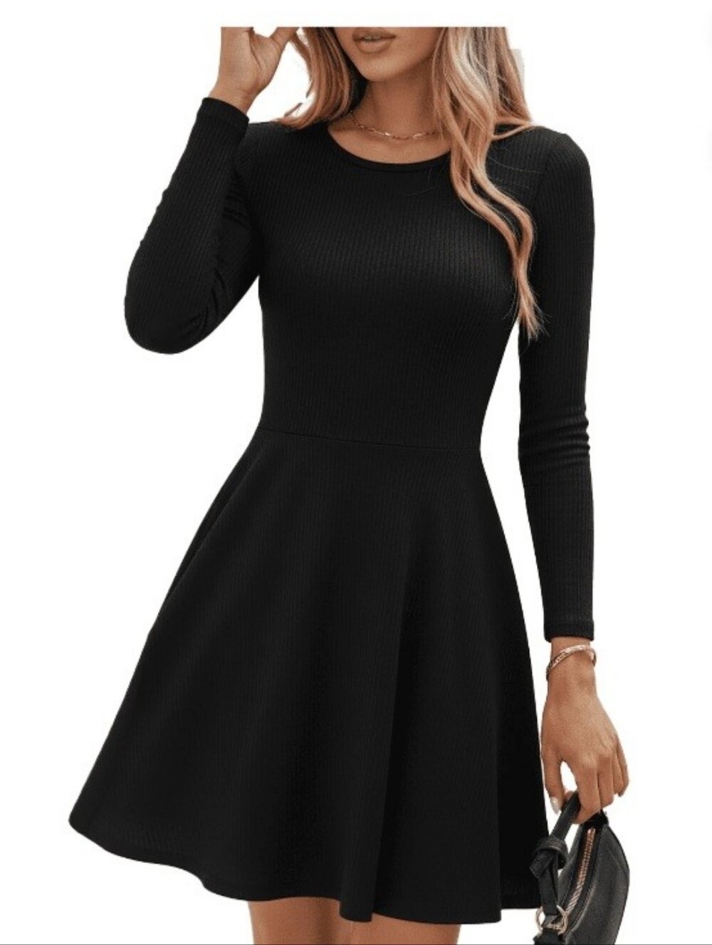 All American Fit & Flair Black Dress. Size XS  NWOT
